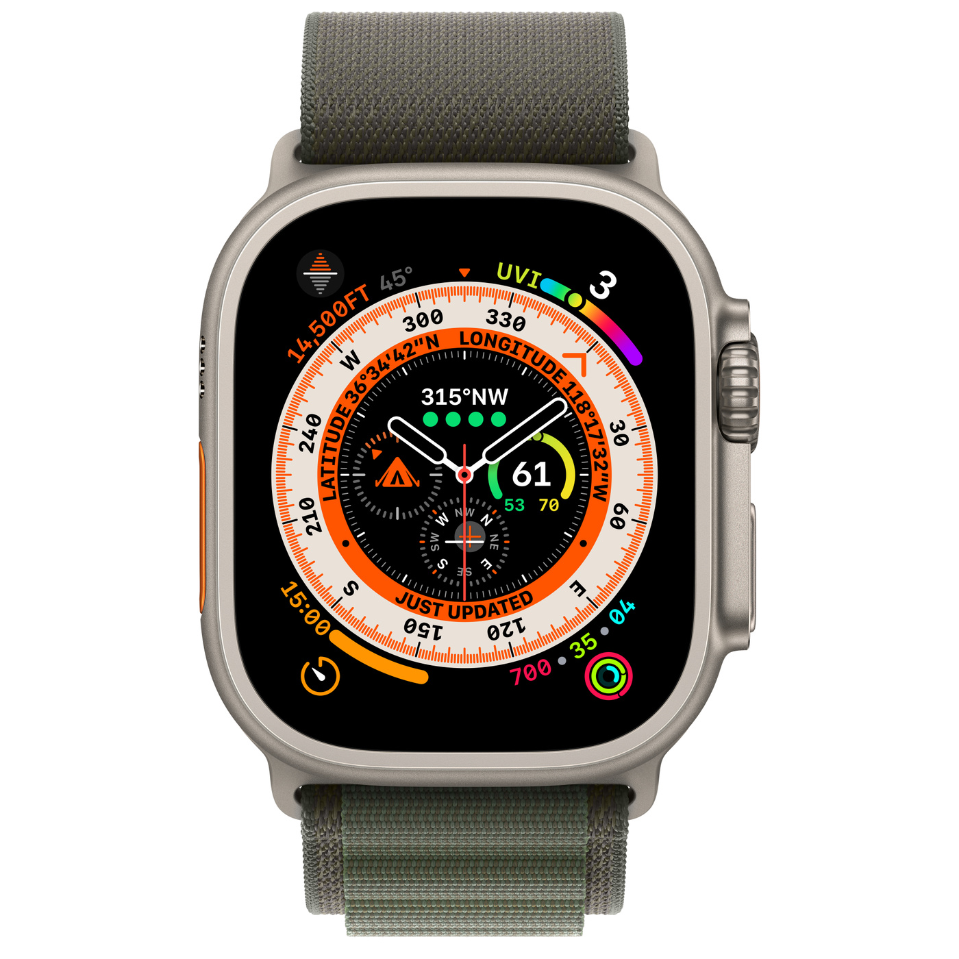 APPLE WATCH ULTRA 49MM TITANIUM GREEN