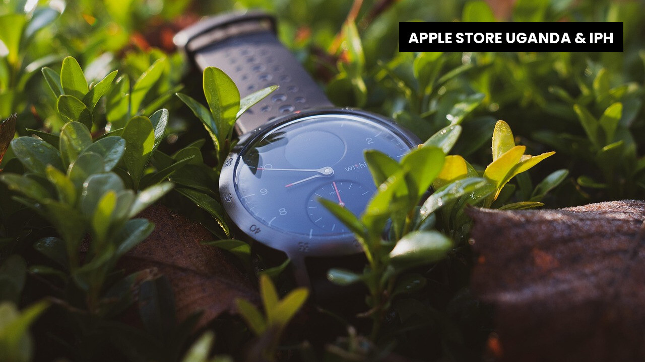 Apple Watch Ultra 3 smartwatch on a wrist, highlighting the rugged titanium case for Uganda buyers