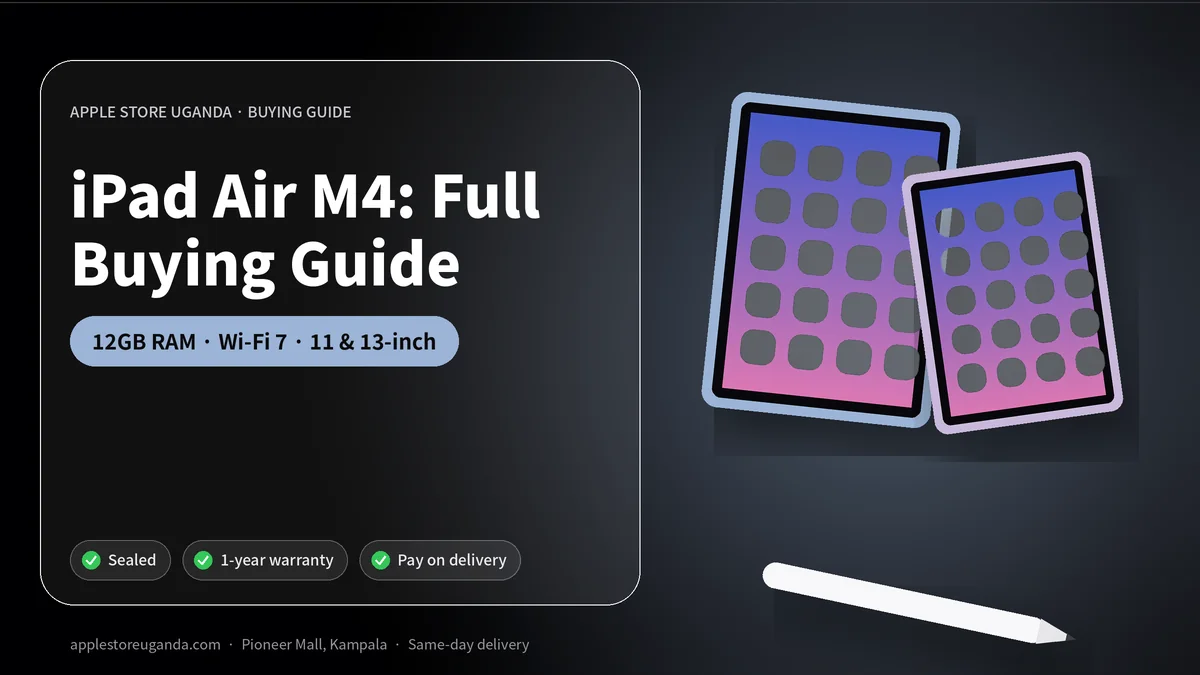 iPad Air M4 – 11-inch and 13-inch tablet with Pencil